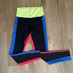 Beach Riot leggings color block ribbed size M yoga Pilates